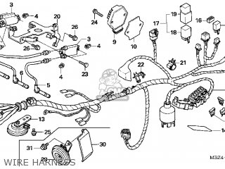 Honda CB600F 599 2004 (4) USA parts lists and schematics