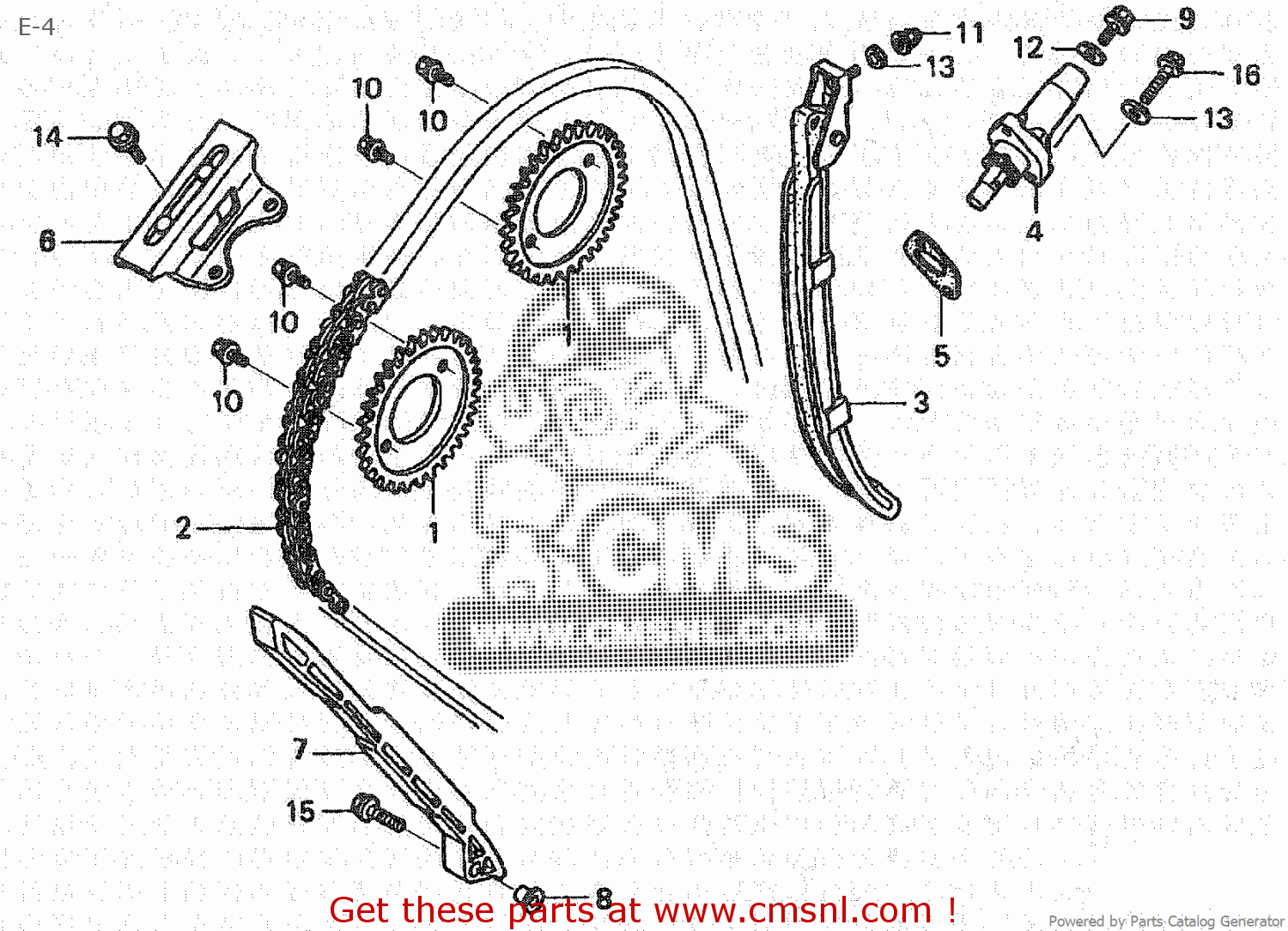 honda hornet body parts price list