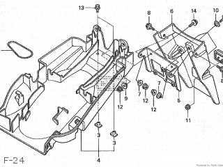 Honda CB600F HORNET 1998 (W) JAPAN PC34-100 parts lists and schematics