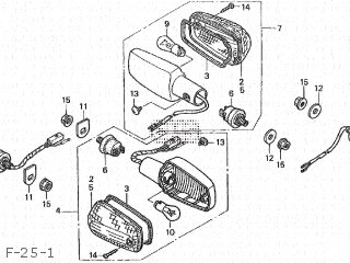 honda hornet body parts price list