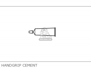 HANDGRIP CEMENT - CB600FA HORNET 2009 (9) FRANCE / ABS CMF 25K