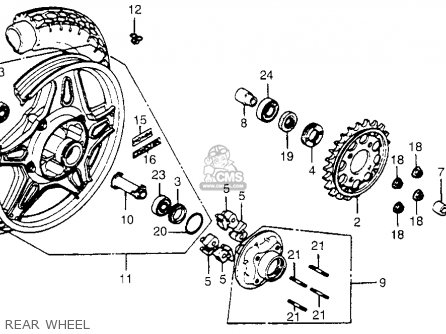 Honda CB650 1979 (Z) USA parts lists and schematics