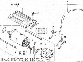 Honda CB650 1981 (B) CANADA parts lists and schematics