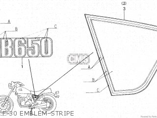 Honda CB650 1981 (B) CANADA parts lists and schematics