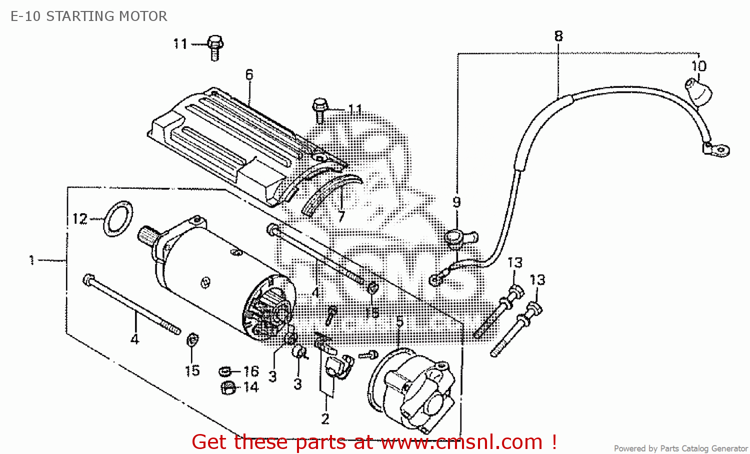 1981 HONDA CB650 PARTS visual data 2