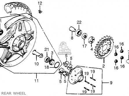 Honda CB650SC NIGHTHAWK 1982 (C) USA parts lists and schematics