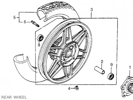 Honda CB650SC NIGHTHAWK 1984 (E) USA parts lists and schematics