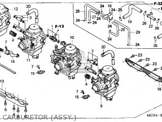 Honda CB750 FOUR 2000 (Y) USA parts lists and schematics