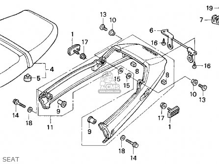 Honda CB750 NIGHTHAWK 1993 (P) USA parts lists and schematics