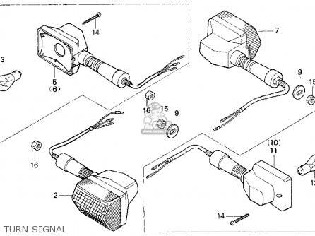 Honda CB750 NIGHTHAWK 1993 (P) USA parts lists and schematics