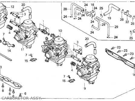 Honda CB750 NIGHTHAWK 1995 (S) USA parts lists and schematics