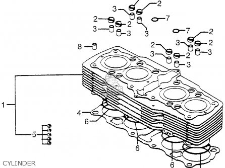 Honda CB750A 750 HONDAMATIC 1977 USA parts lists and ... cb750a wiring diagram 