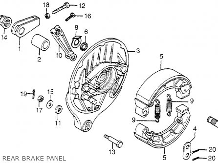 Honda Cb750a 750 Hondamatic 1978 Usa parts list partsmanual partsfiche