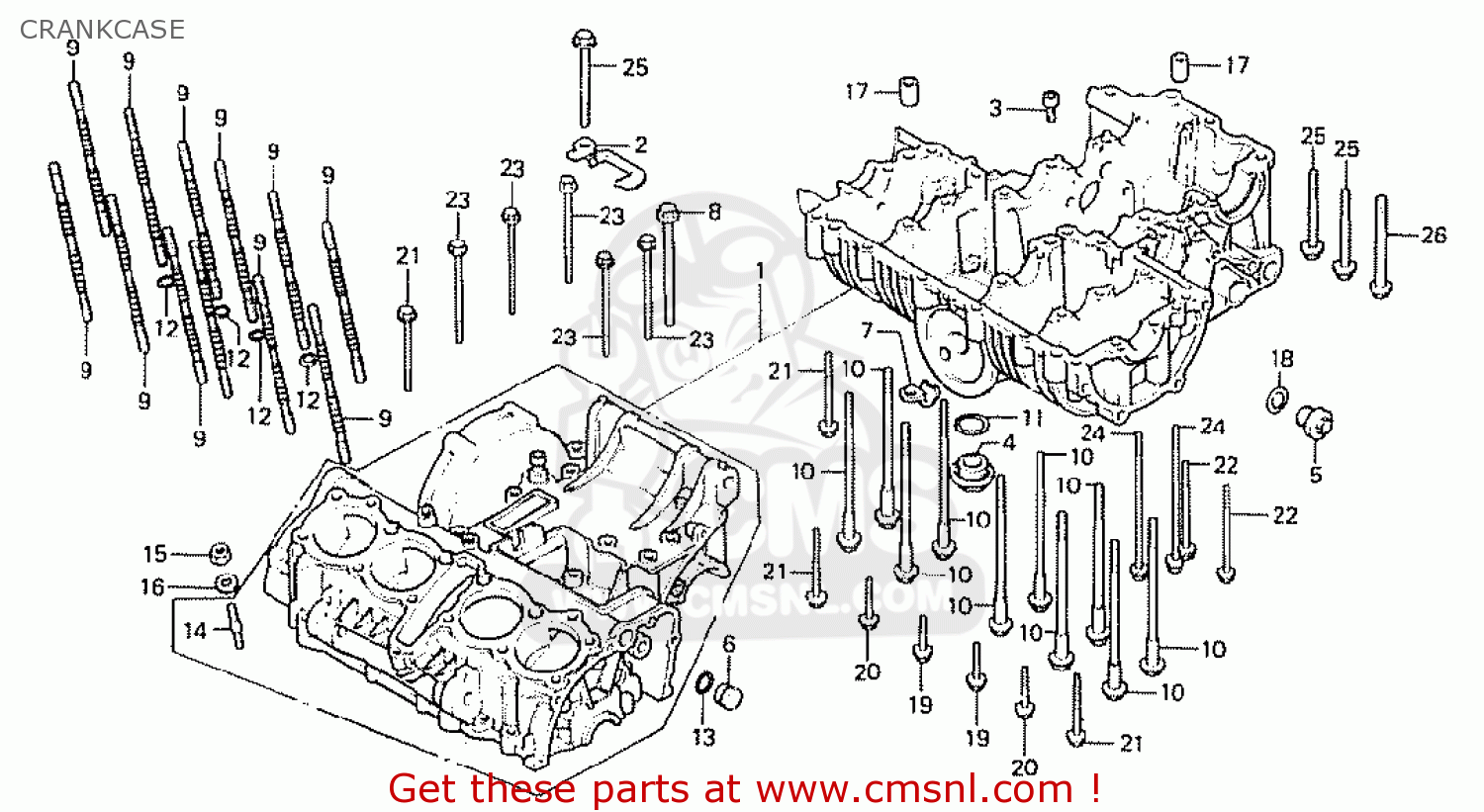 Honda CB750F 1980 (A) AUSTRALIA parts lists and schematics