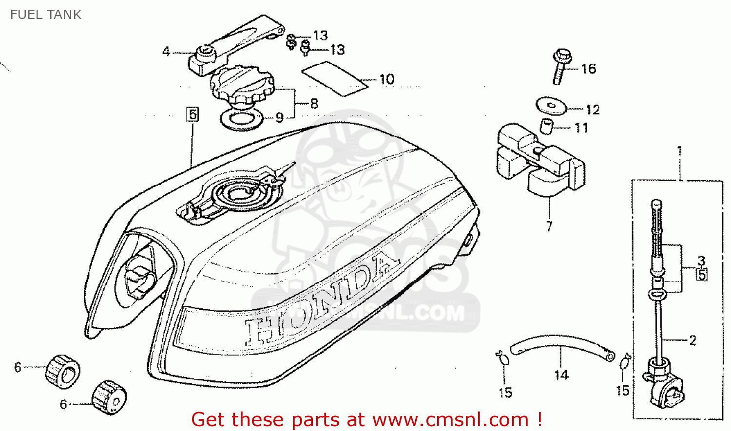 Honda CB750F 1980 (A) EUROPEAN DIRECT SALES parts lists and schematics