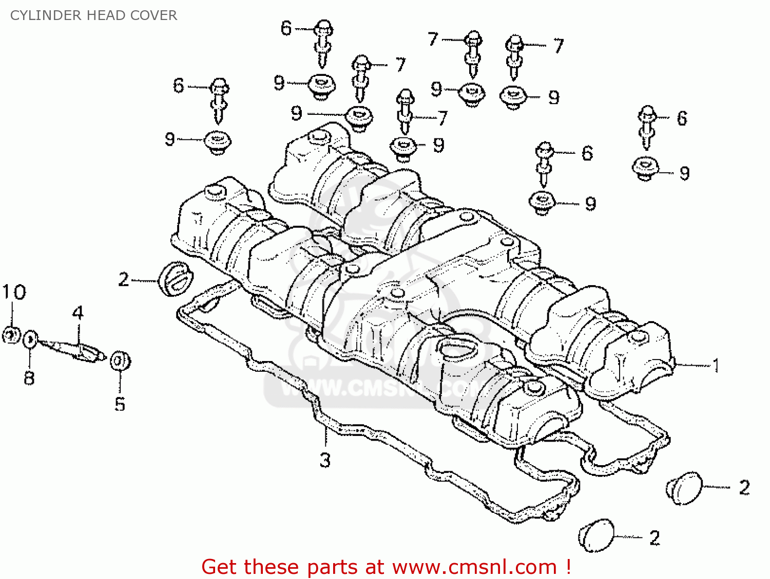 Honda CB750F 1982 (C) ENGLAND CYLINDER HEAD COVER buy CYLINDER HEAD