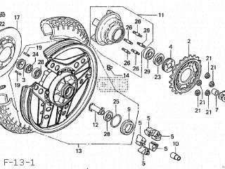 Honda CB750F 1982 (C) JAPAN RC04-103 parts lists and schematics