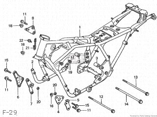 Honda CB750F 1982 (C) JAPAN RC04-103 parts lists and schematics