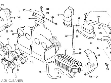 Honda CB750F 1983 (D) ENGLAND parts lists and schematics