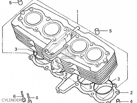 Honda CB750F 1983 (D) ENGLAND parts lists and schematics