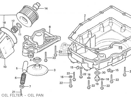 Honda CB750F 1983 (D) ENGLAND parts lists and schematics