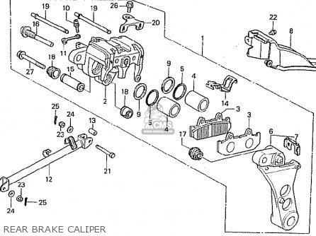 Honda Honda CB750F 1983 (D) ENGLAND parts lists and schematics