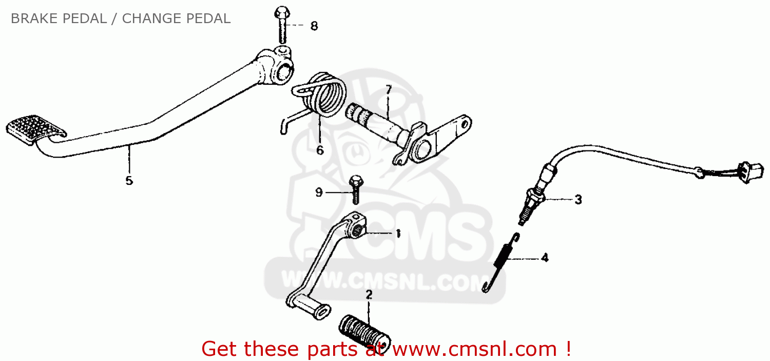 Honda CB750F 750 SUPER SPORT 1980 (A) USA parts lists and schematics