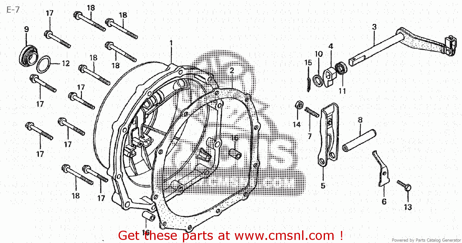 Honda Cb750f2 Integra 1982 C Japan Rc04 103 E 7 Buy E 7 Spares Online