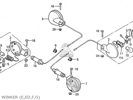 Honda CB750F2 SUPER SPORT GERMANY parts lists and schematics