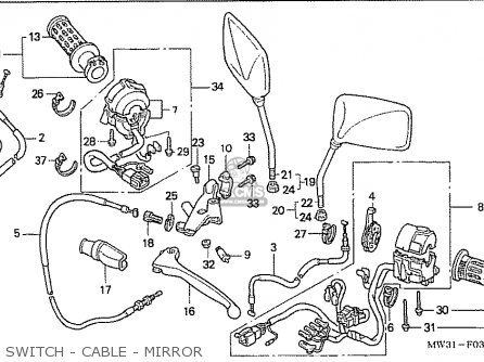 Honda CB750FIIT RC42 JAPANESE DOMESTIC parts lists and ... japanese 6 cylinder engine schematics 