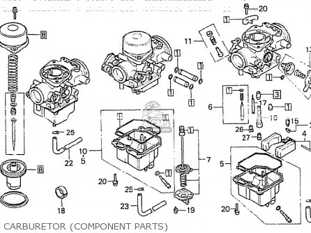 Honda CB750K 1979 (Z) FOUR ENGLAND parts lists and schematics