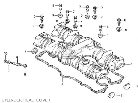 CYLINDER HEAD COVER - CB750K 1979 (Z) FOUR EUROPEAN DIRECT SALES