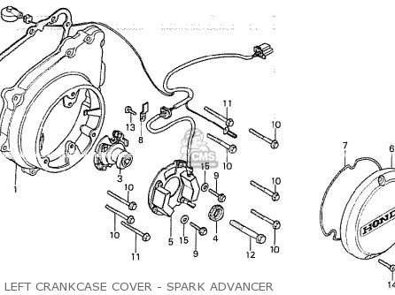 Honda CB750K 1980 (A) FOUR AUSTRALIA parts lists and schematics