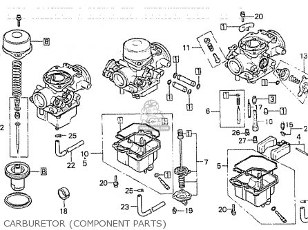 Honda CB750K 1980 (A) FOUR CANADA parts lists and schematics