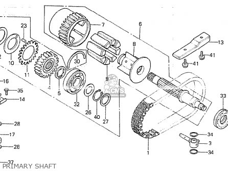 Honda CB750K 1981 (B) FOUR EUROPEAN DIRECT SALES parts lists and schematics