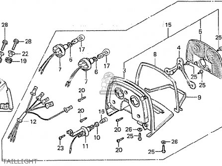 Honda Cb750k 1981 (b) Four General Export Kph Parts Lists And Schematics