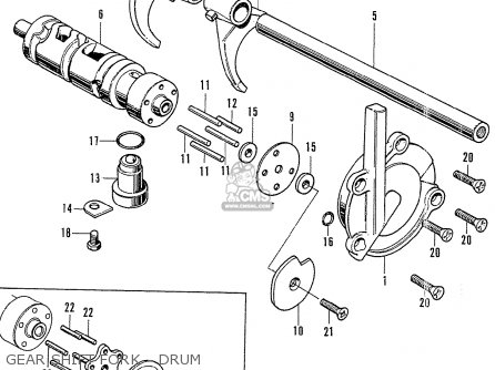 GEAR SHIFT FORK - DRUM