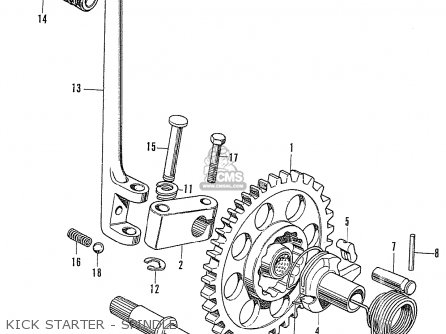 KICK STARTER - SPINDLE