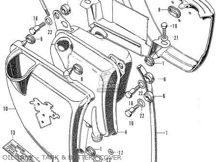 OIL TANK - TANK & BATTERY COVER