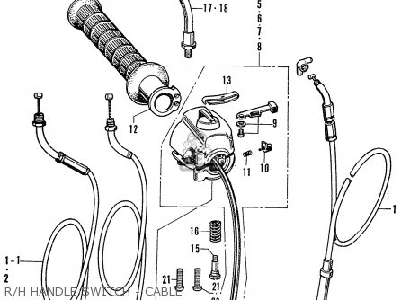 R/H HANDLE SWITCH - CABLE
