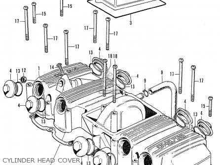 CYLINDER HEAD COVER - CB750K0 FOUR AUSTRALIA