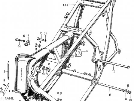 Honda CB750K0 FOUR FRANCE parts lists and schematics