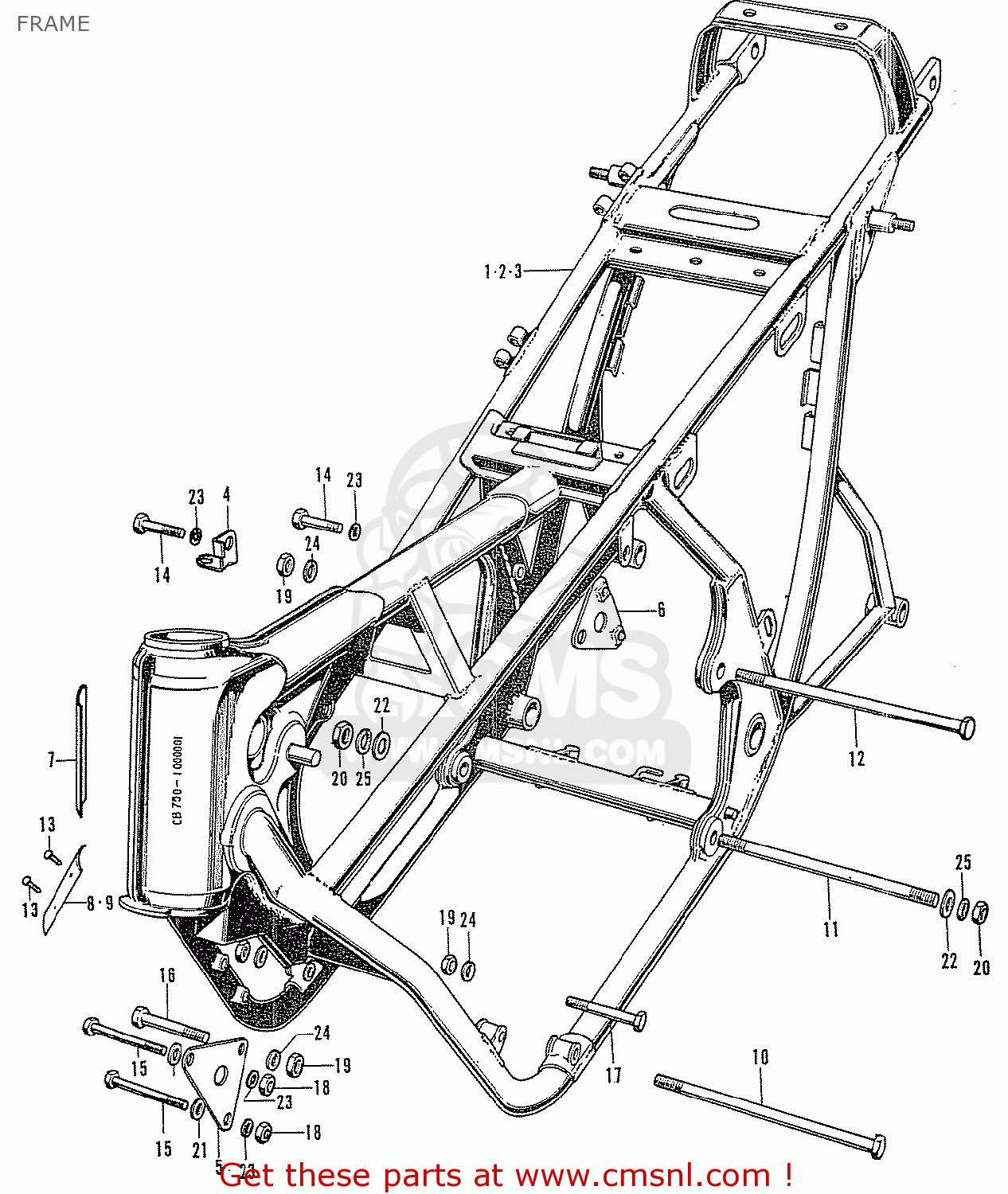 Honda frame каталог