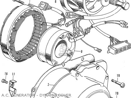 Honda CB750K2 FOUR GERMANY パーツリストと回路図