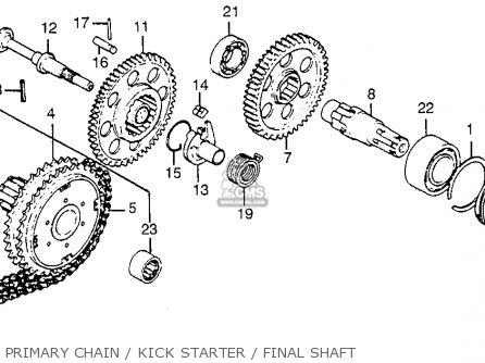 Honda CB750K6 FOUR 1976 USA parts lists and schematics