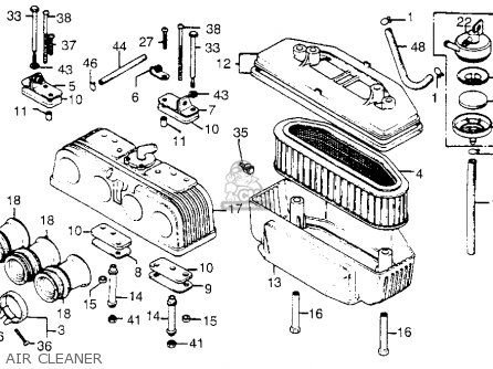 HONDA CB750K7 パーツリスト　FOUR2 F2 Honda CB750K7 FOUR 1977 USA parts lists and schematics
