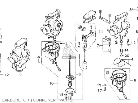 Honda CB750K7 FOUR FRANCE parts lists and schematics