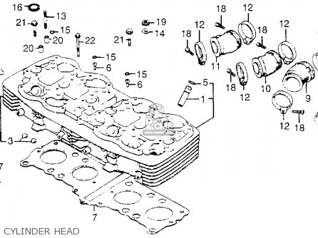 Honda CB750K8 FOUR 1978 USA parts lists and schematics