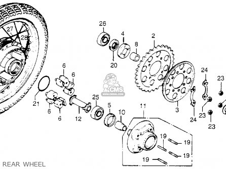 Honda CB750K8 FOUR 1978 USA parts lists and schematics