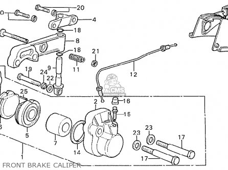Honda CB750K8 FOUR CANADA parts lists and schematics